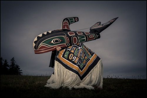 Orca Killer Whale Mask, Alert Bay, Canada, photo by Chris Rainier