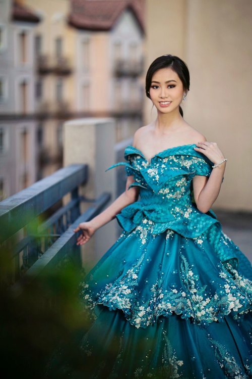 Gail Gian debut gown by Mak Tumang