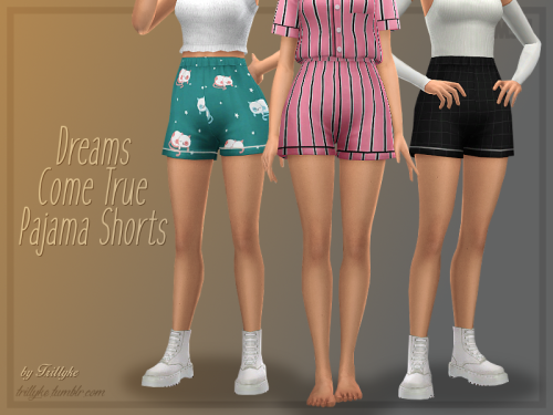 trillyke: Dreams Come True Pajama Shorts Cute shorts in many swatches. They work just as well as eve