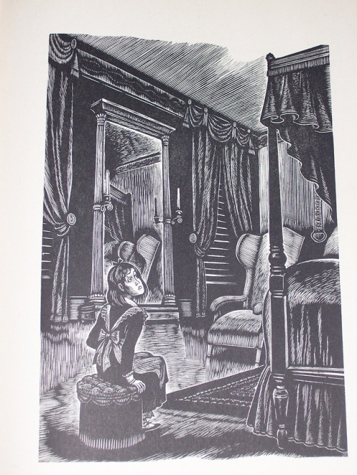 Jane Eyre woodcut illustrations by Fritz Eichenberg, part 1