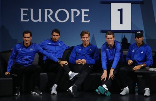 rfederer2:  Team Europe 💪  they are the cutest buddies