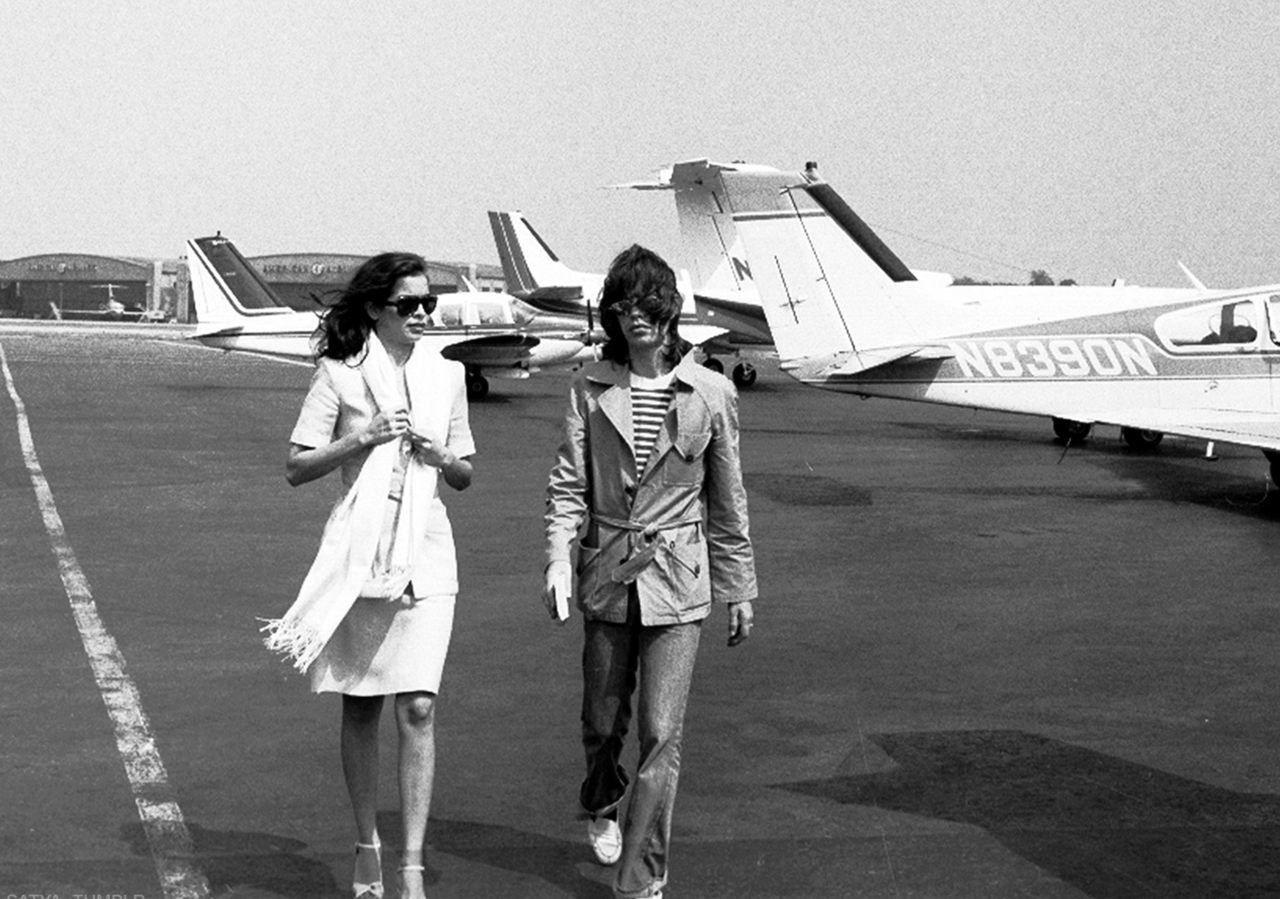 aluacrescente:Bianca and Mick Jagger