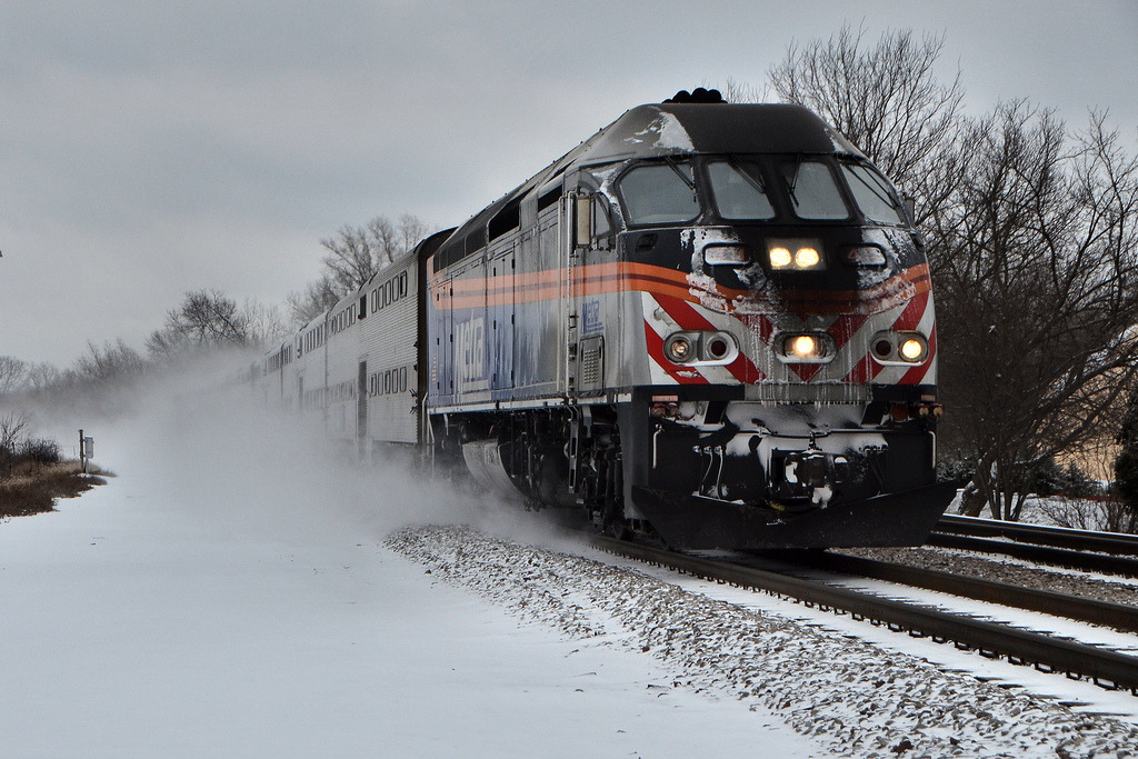 I faved Snow Blower!
by Duane Rapp
embiggen by clicking: http://flic.kr/p/dPYTbN
“A MP36 led Metra commuter rail train highballing it, and about to pass Spaulding Rd on its trek from Chicago’s Union Station to Big Timber. Thanks to the Wagonmaster...