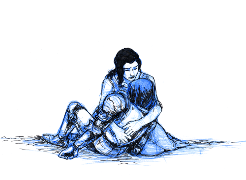ozkit:The last thing she felt was Asami’s arms wrapping around her.From Chapter 8 of The Black