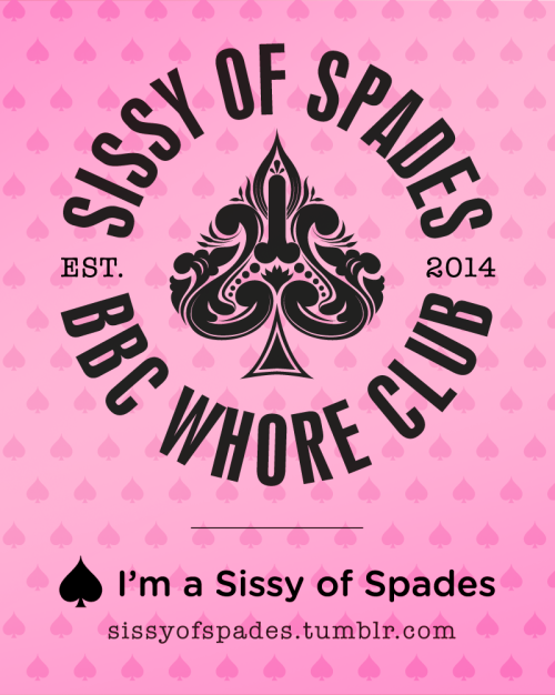 sissyofspades: Reblog if you are a Sissy of Spades!sissyofspades.tumblr.com #sissyofspades #bbc   Yes I am !!!