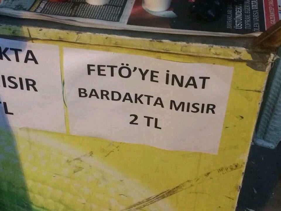 KTA
FETÖ'YE İNAT
BARDAKTA...