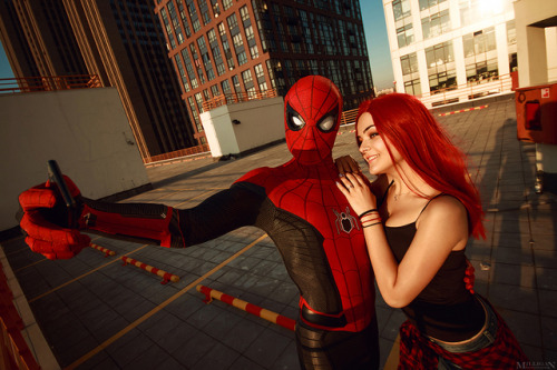 Shamrock_cosplay as Spider-manMarika as MJphoto by me