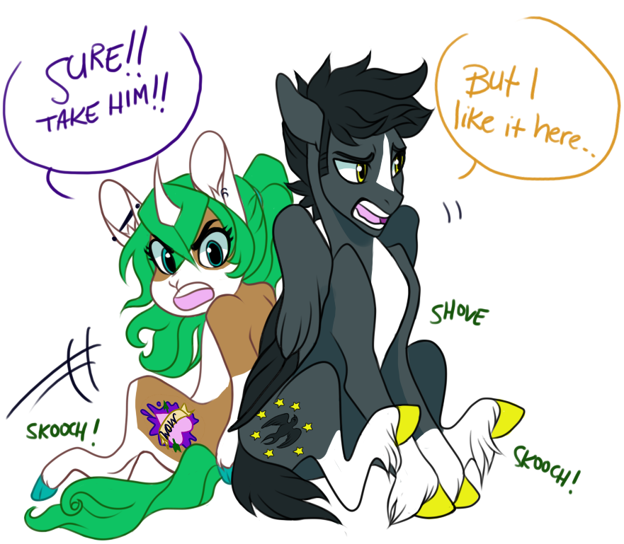 askameliaswan:  He’s a lazy turd anyway!  xD!