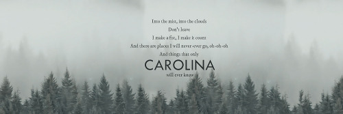 likeanearlyspringsnow: taylor swift (carolina lyrics) headerslike or reblog if you save© tayloraiisc