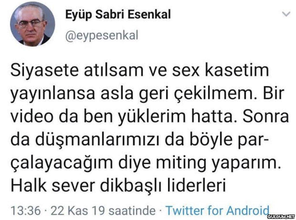 Eyüp Sabri Esenkal...