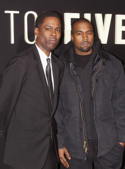 welovekanyewest:  Kanye West showed his support for Chris Rock’s new film at the premiere of Top Five