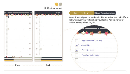 doujingo: Touken Ranbu Character Themed Planner Refills Is procrastination a problem for you? Well,