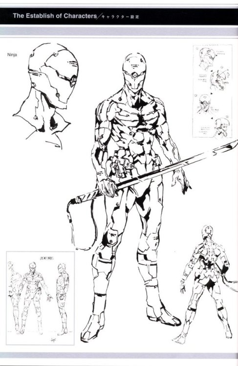 conceptcentral: Metal Gear Solid 1: Characters Concept Art [½] - Yoji Shinkawa