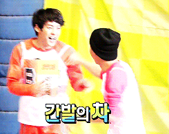 iljaes:  after the 60m race, they were asked if they were rivals (/^▽^)/ 