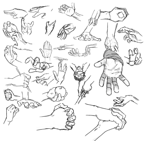 practice drawing hands [link to new blog] 