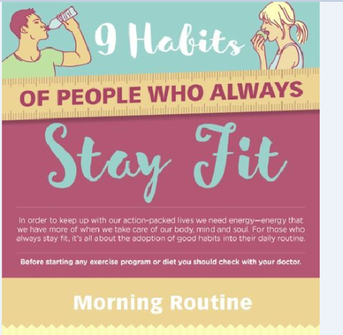 zengardenamaozn:9 Habits of People Who Always Stay Fit Take care of yourself!