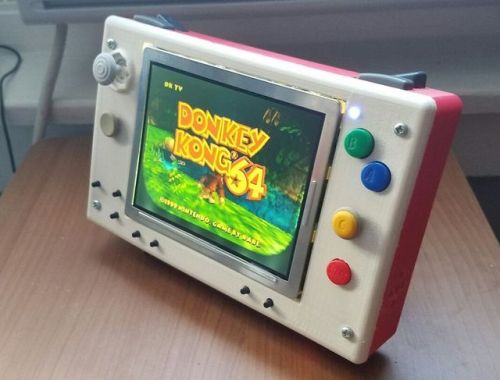 retrogamingblog:3D Printed Portable N64 made by  bobflannery103  