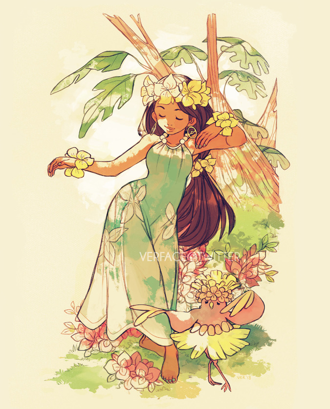 sticksandsharks: Alolan Dancer