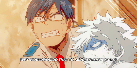 fymyheroacademia:  “What? Not at all!”