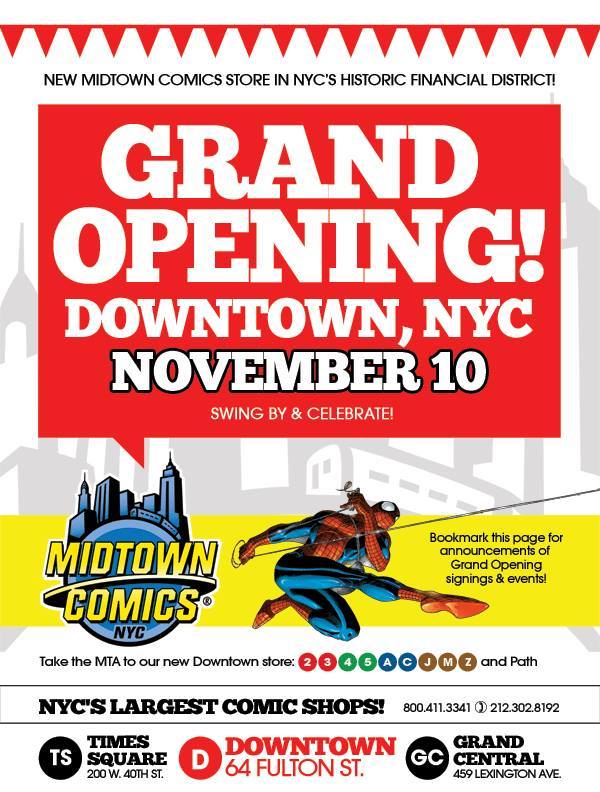 midtowncomics:  Four years ago we opened our 3rd store — Happy Anniversary to Midtown
