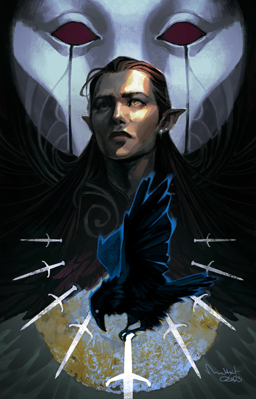 ⚔️ Nine Of Wands ⚔️ Because What Better Time To Dig Up A Sketch Of Our Vax, No? 👀