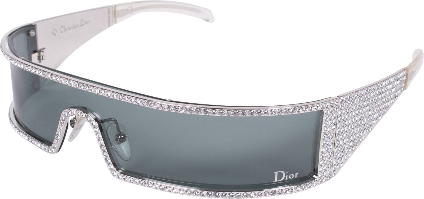 mcblingbrat:Christian Dior Swarovski Embellished Punk Sunglasses 