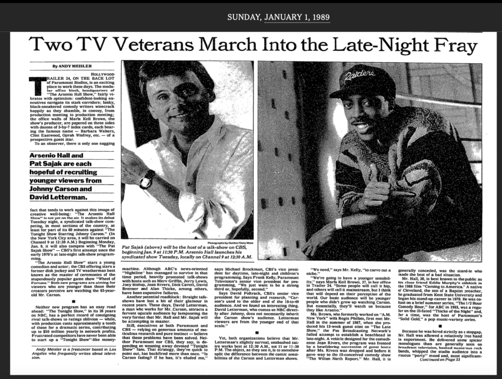 a 1980s/1990s history Tumblr — 497. The Pat Sajak Show, 1989-1990