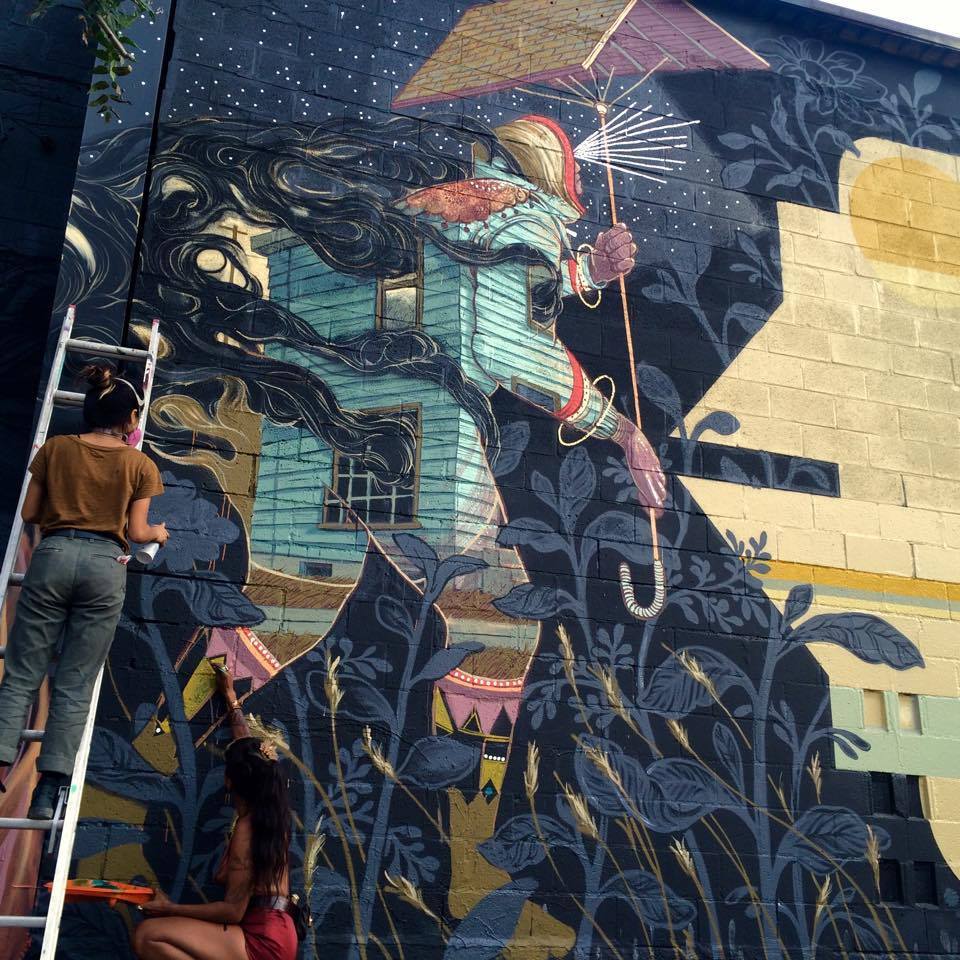 Pat Perry Art
(More mural progress with Monica, Nick, and Ouzi in Detroit. #muralsinthemarket)