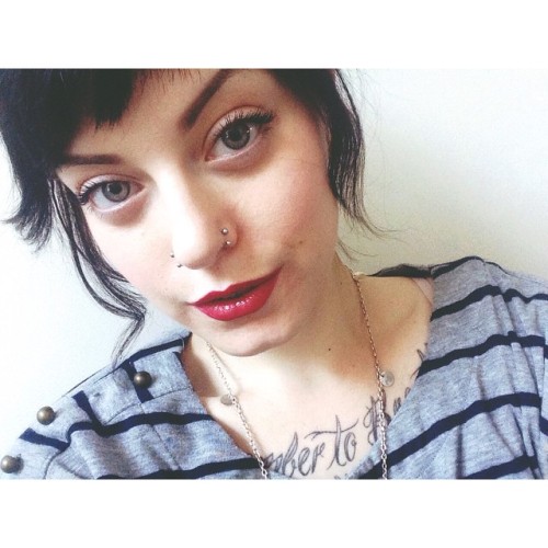 #suicidegirls #sgselfie #girlswithtattoos #eyes #redlipstick