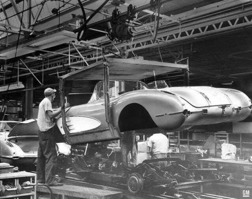 1958 Corvette production