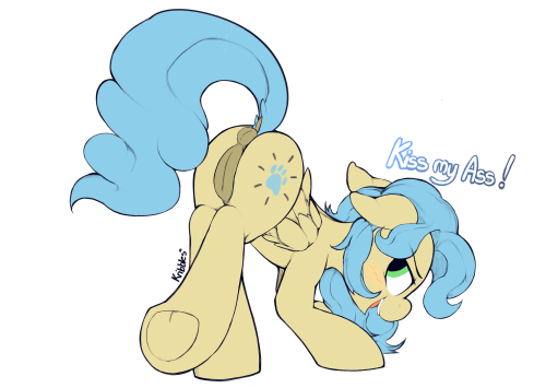 kribbles:I tried doing ponies again and I ended up lewding a girl I know. Sorryx: