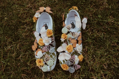 In love with these whimsical Slip-Ons designed by Vans Custom Culture ambassador, Danielle Victoria!