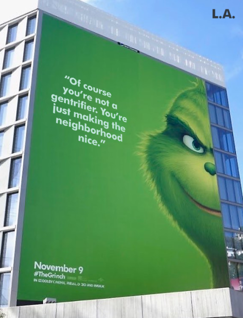 Dang no kidding! These grinch ads are PULLING ZERO PUNCHES.I dunno how this helps advertise a movie 