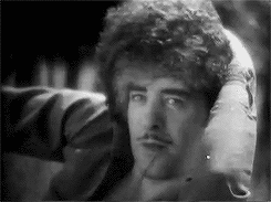 matineemoustache: John Gilbert shouting abuse from a meadow in The Cossacks (1928)