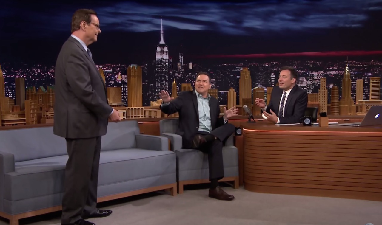 Norm Macdonald Plays The Most Toned-Down Game Of Charades The Tonight Show Has Seen In YearsNorm Macdonald gets Jimmy Fallon and Steve Higgins to play what appears to be a very dirty game of charades.