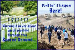 nativeskins:  otakusmom:  #NoDAPL  #Protectors #StandingRock #Honor #sacredground #hallowedground #waterislife  The sacred burial grounds of our ancestors are no different than any cemetery.  