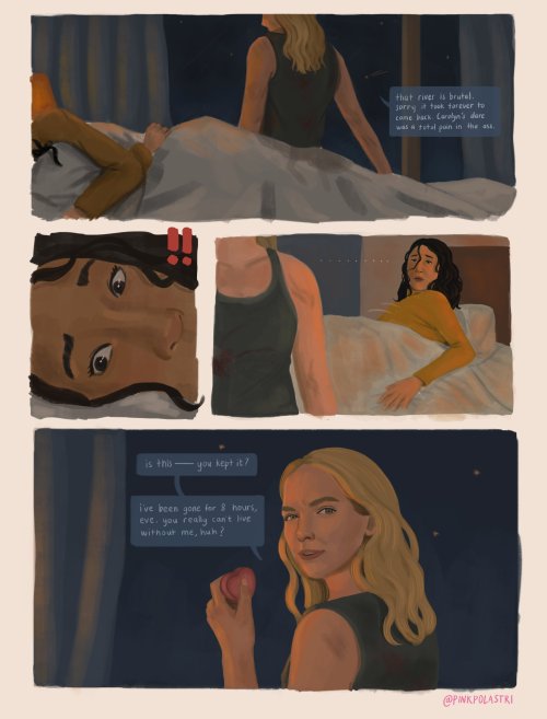 pinkpolastri:eve comes home from the dixie queen(killing eve ended like this i don’t