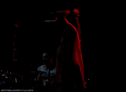 armpits-scenes: Jared Leto at his concert in Chile (2014) (x) 