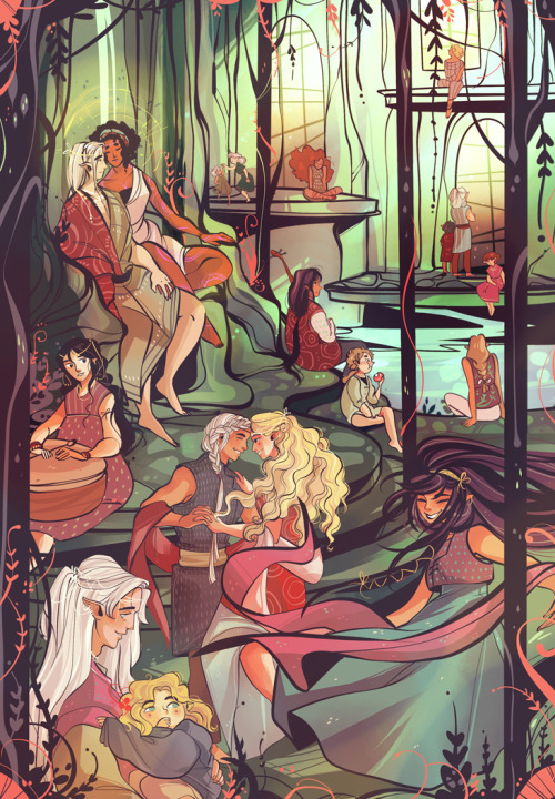 tosquinha:AOAA is out! My stuff: 1) partying elves in Doriath and 2) that one moment where