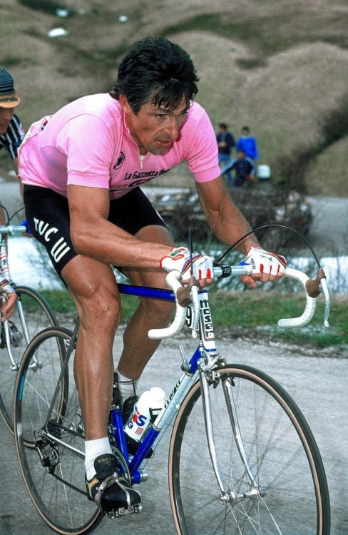 classicvintagecycling: roadworksbicyclerepairs:Francesco Moser, Giro ‘84. Francesco Moser in the mag