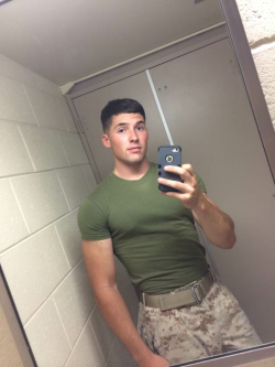 militarymenglory:  Wes, USMC For more, visit, like, follow, and submit: Military Men Glory