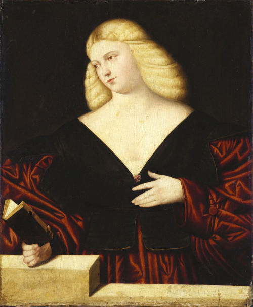 ab. 1515 Bernardino Licinio - Portrait of a Woman(Museum of Fine Arts, Budapest)