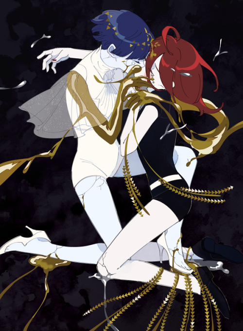 hachibani: Au/Pt x Hg [※inspired by Klimt’s Kiss]
