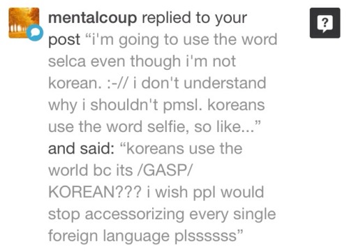 thank you!! @mentalcoup why is it so hard for this person to understand that korean people using eng