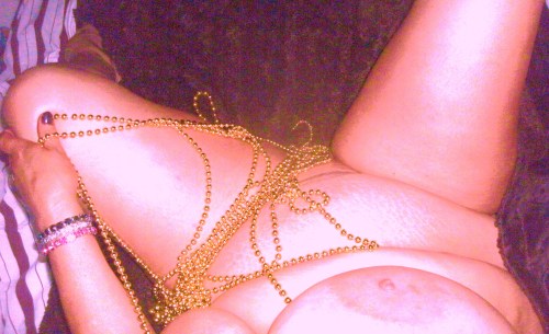 mylonelybreasts:  ~ more gold beading porn pictures