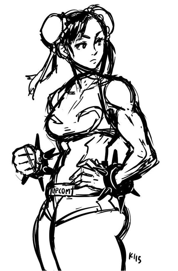 Oh I didn&rsquo;t know she drew Wii fit