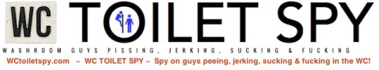wctoiletspy:  VISIT WC TOILET SPY - I love to spy on guys peeing, jerking, sucking and fucking in the washrooms! Follow my personal video blog! @ WCtoiletspy.com 