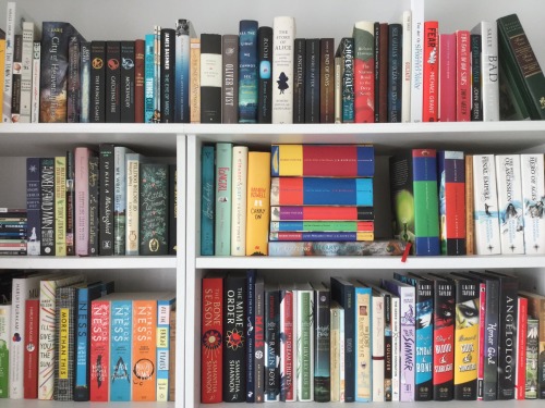 foureyesorbooks:My shelves are arranged alphabetically (don’t hate) what about yours?By genre &a