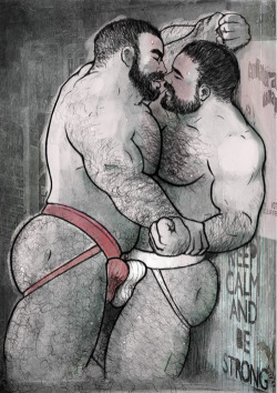 alphapupthor:  midori-eyes:  Lover bears