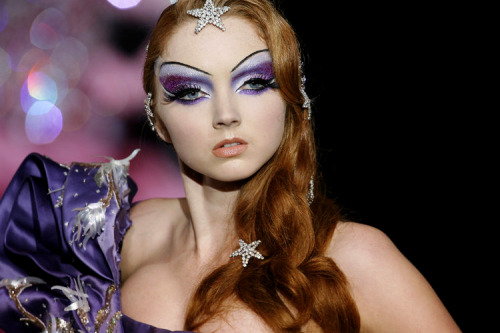 runwayandcouture:Lily Cole at Dior Haute Couture Fall 2007